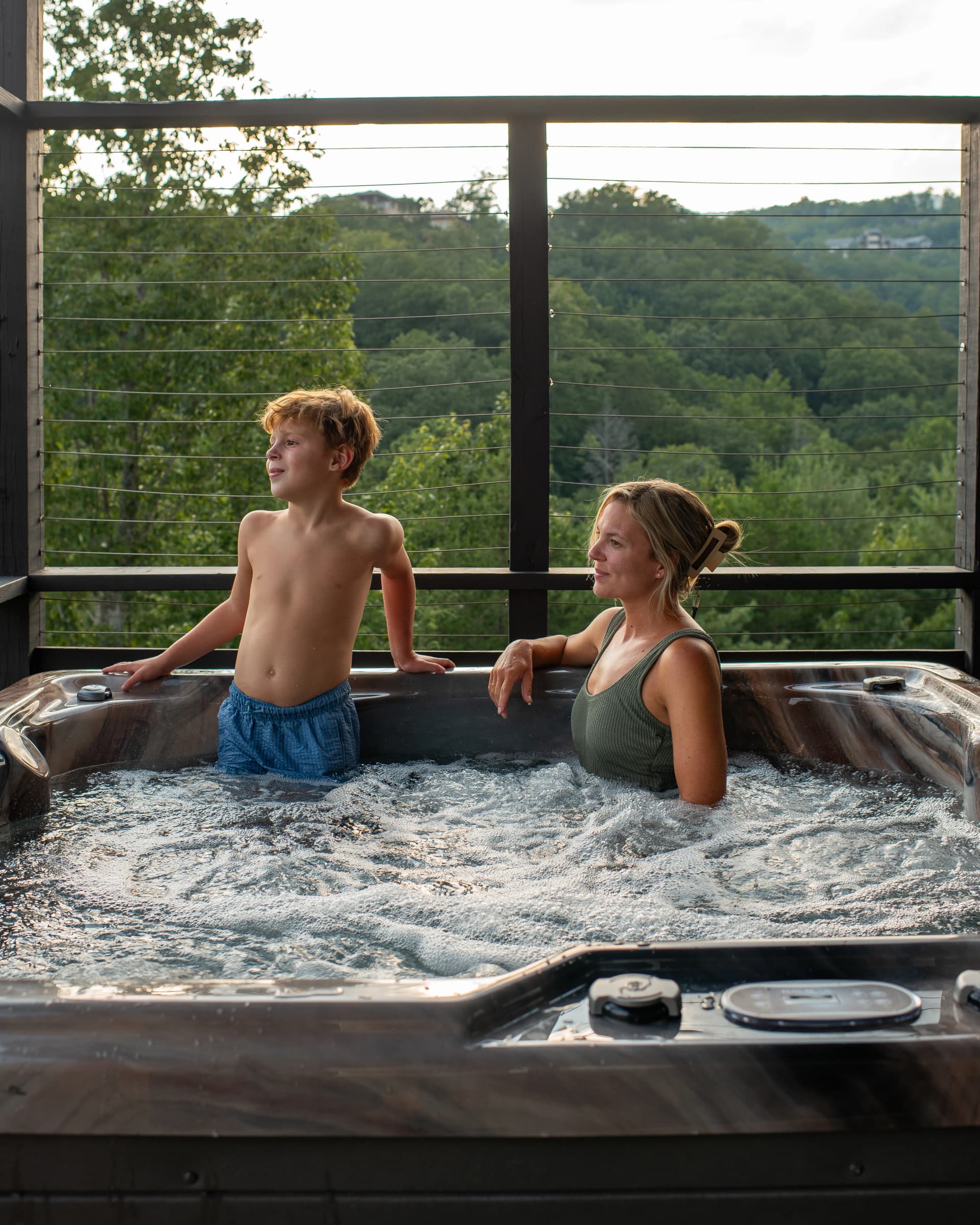 Hot Tub Smoky Mountain Views